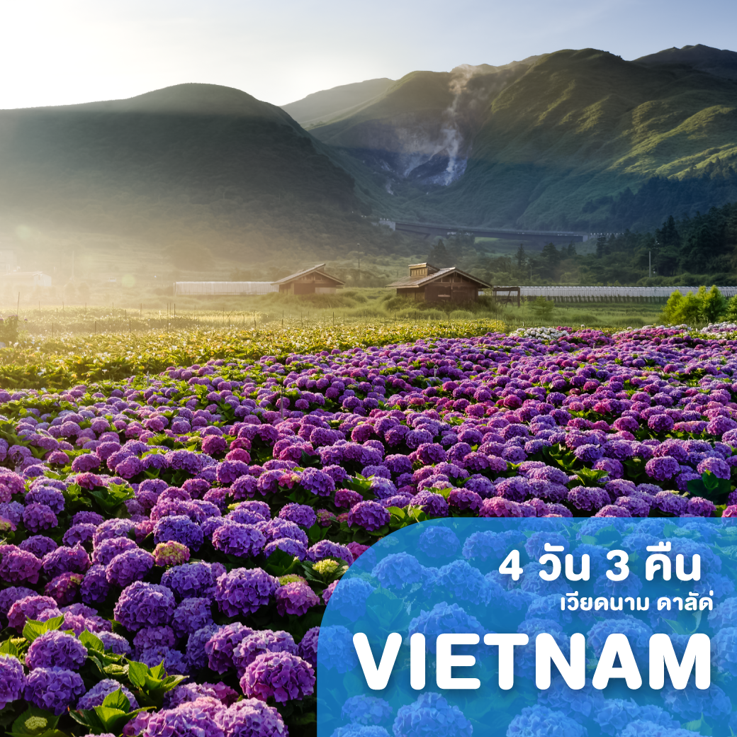 ทัวร์เวียดนาม ดาลัด ญาจาง 4 วัน 3 คืน FD ( GS25 )