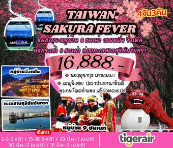 ไต้หวัน ซากุระ 4 วัน 3 คืน