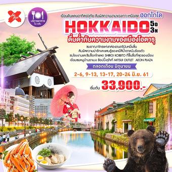 ฮอกไกโด - อาซาฮิยาม่า - โอตารุ - ซับโปโร 5 วัน 3 คืน