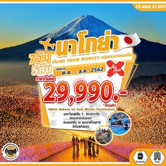 เที่ยวฟิน SNOW MONKEY อลังการงานแสงไฟ 7 วัน 5 คืน